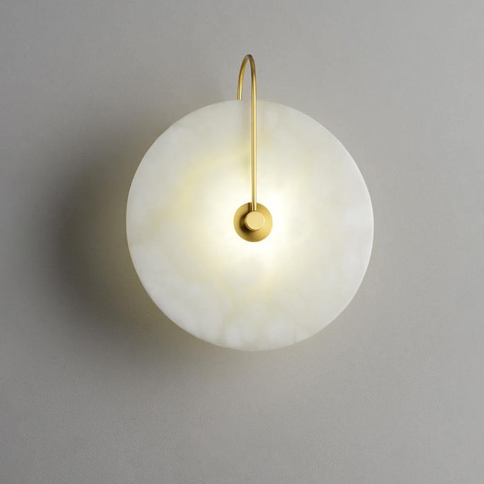 Lugnande LED Vägglampa i Alabaster