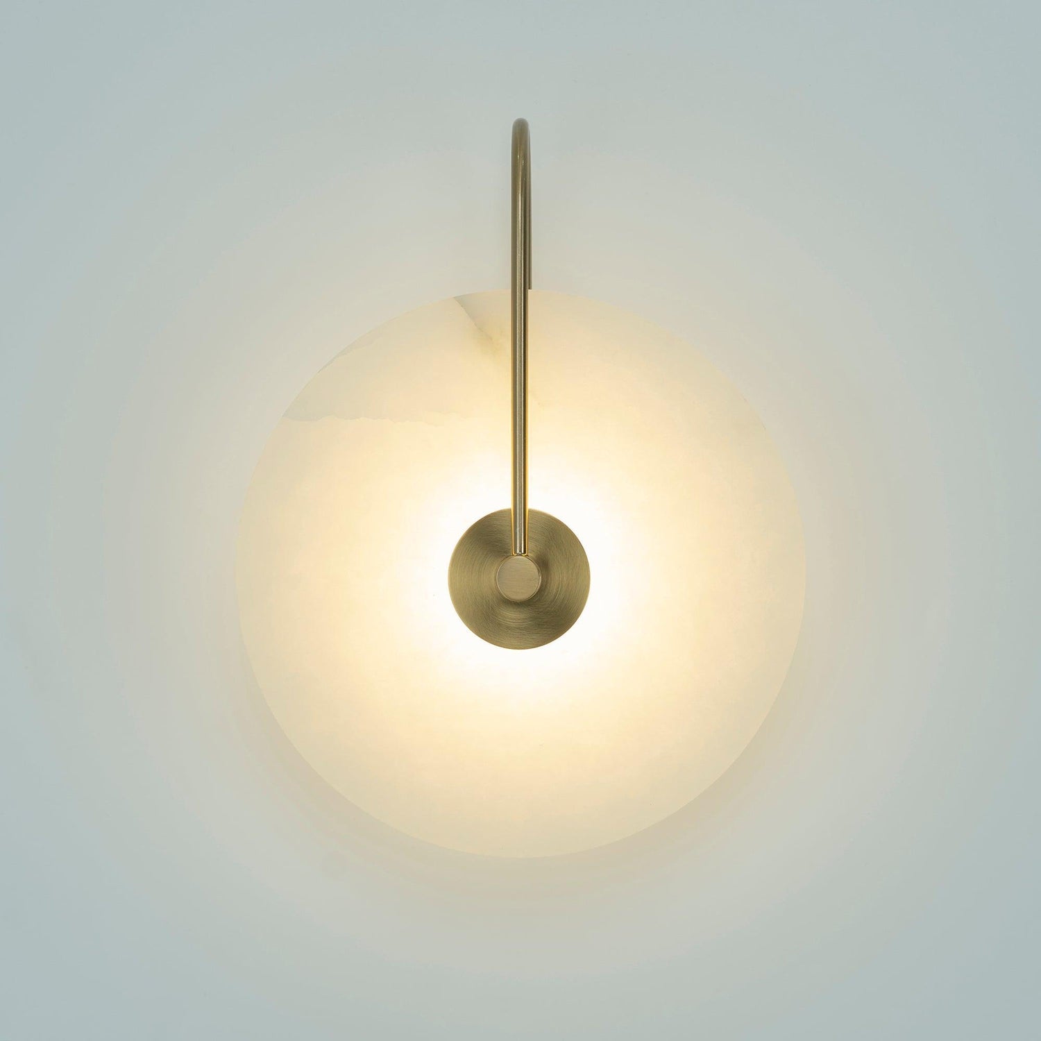 LumiStone - LED Vägglampa med Tidlös Alabaster Elegans