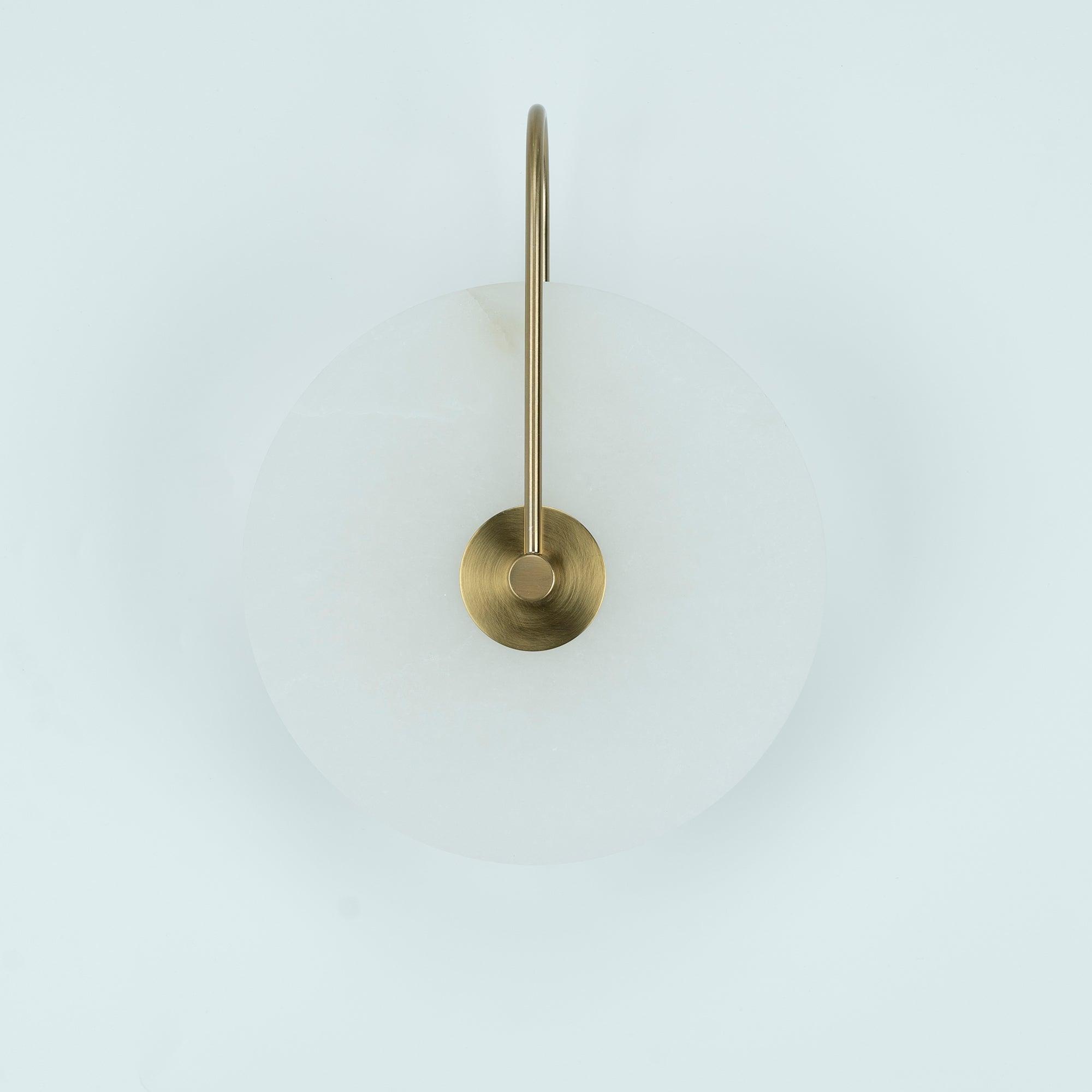 LumiStone - LED Vägglampa med Tidlös Alabaster Elegans