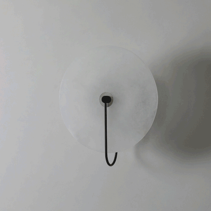 Lugnande LED Vägglampa i Alabaster