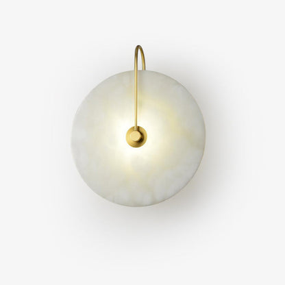 Lugnande LED Vägglampa i Alabaster