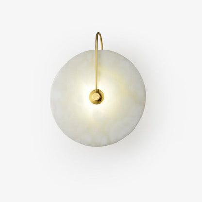 Lugnande LED Vägglampa i Alabaster