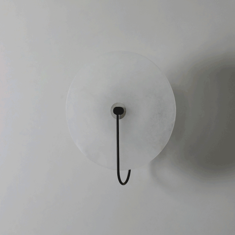 LuxeStone Light - Modern sten LED-vägglampa