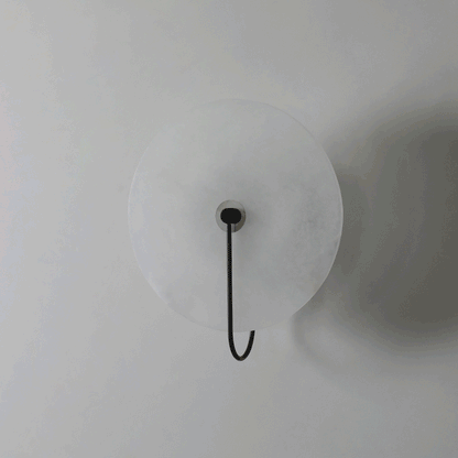LuxeStone Light - Modern sten LED-vägglampa