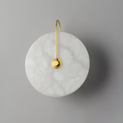 Lugnande LED Vägglampa i Alabaster