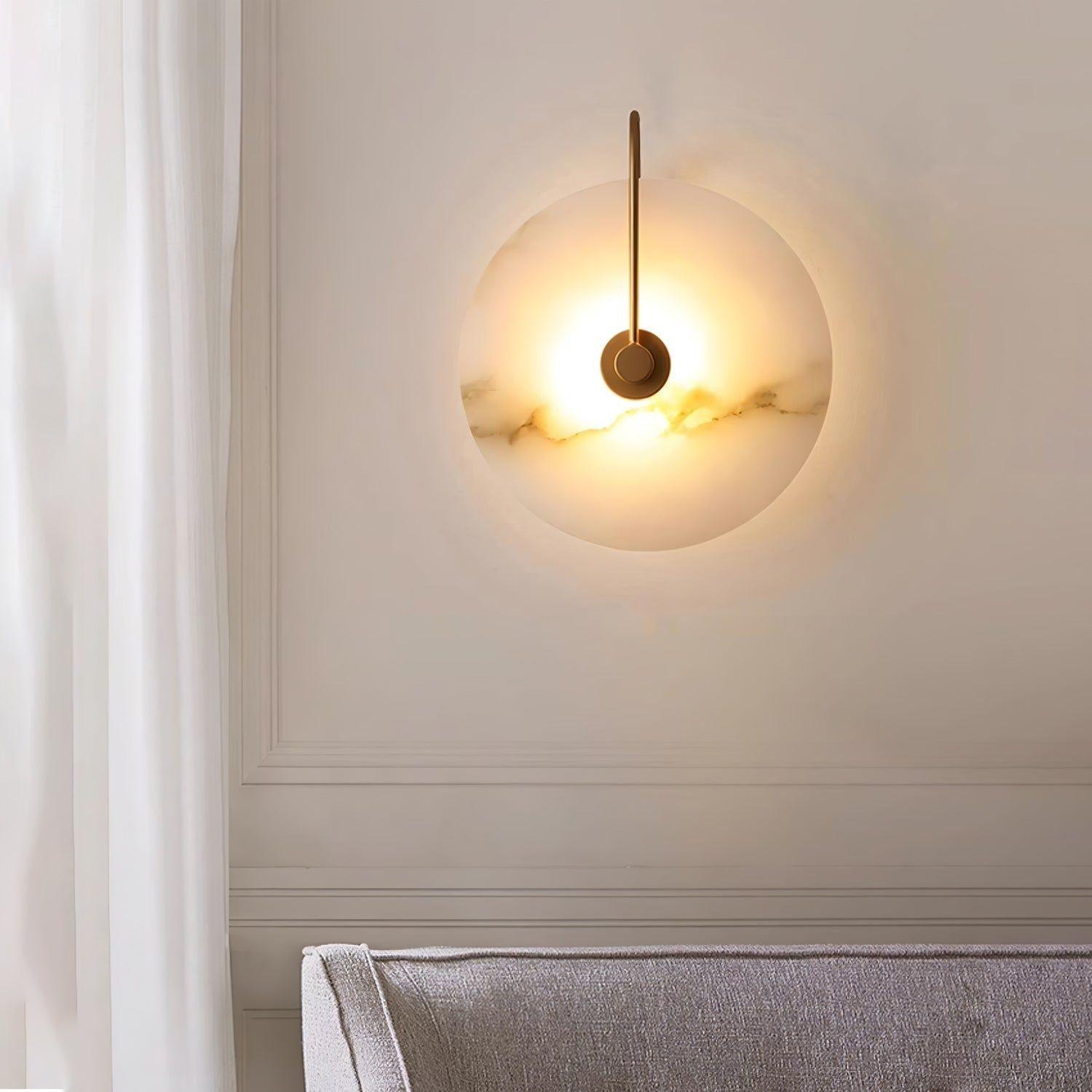 LuxeStone Light - Modern sten LED-vägglampa