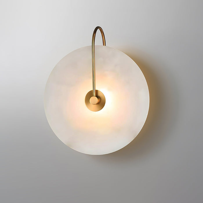 Lugnande LED Vägglampa i Alabaster