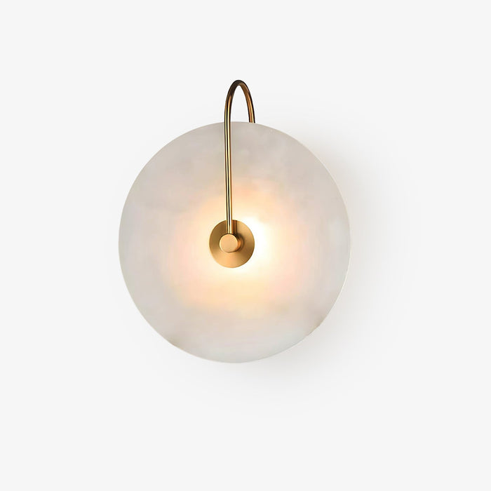 Lugnande LED Vägglampa i Alabaster
