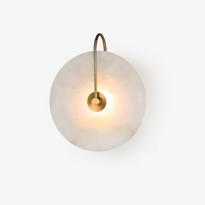 Lugnande LED Vägglampa i Alabaster