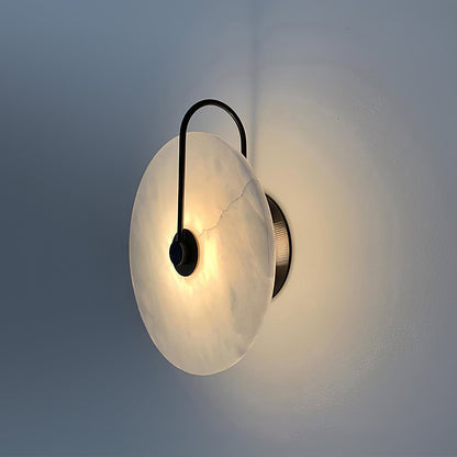 LumiStone - LED Vägglampa med Tidlös Alabaster Elegans