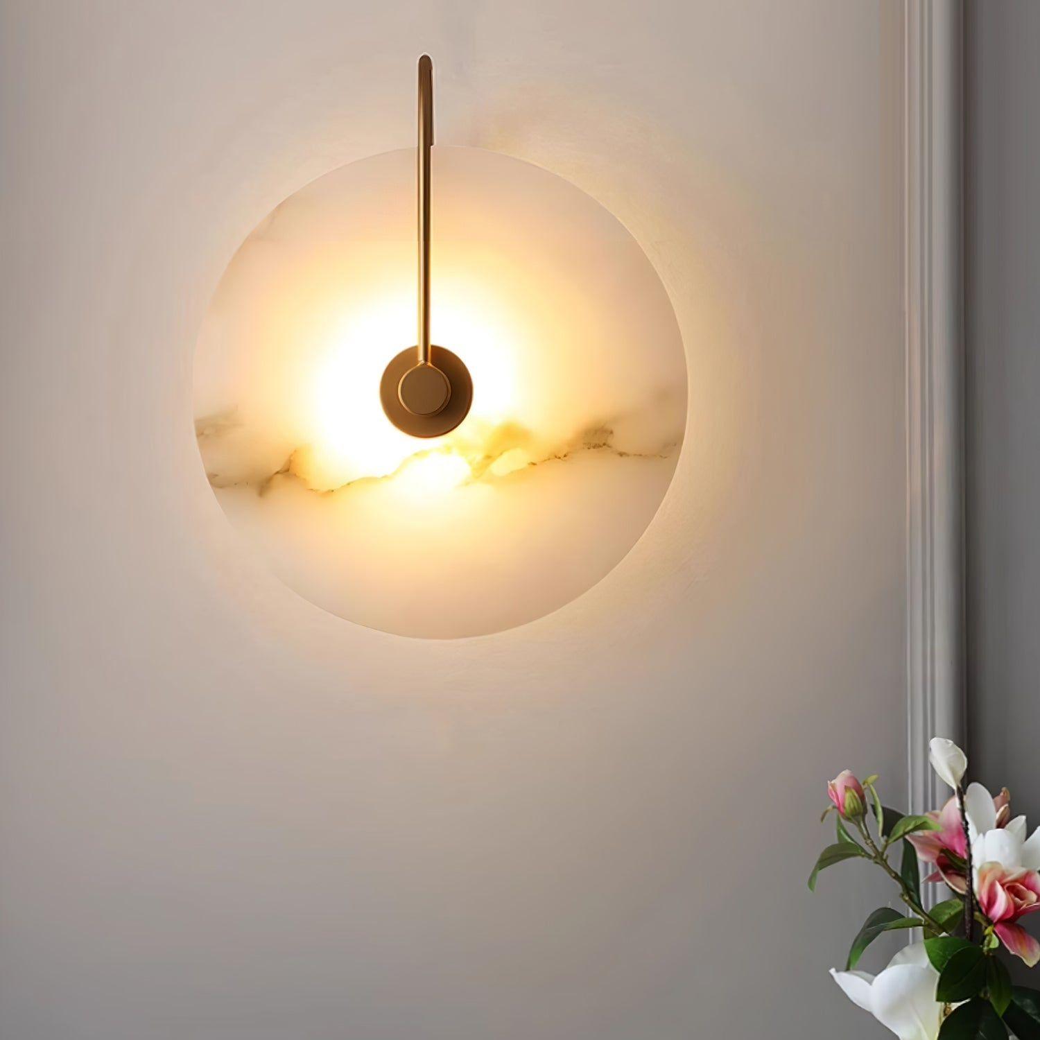 LuxeStone Light - Modern sten LED-vägglampa