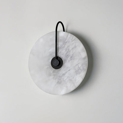 Lugnande LED Vägglampa i Alabaster