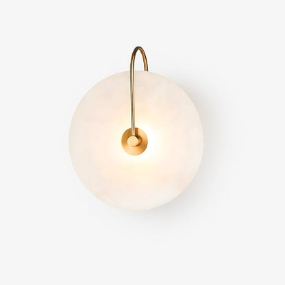 Lugnande LED Vägglampa i Alabaster