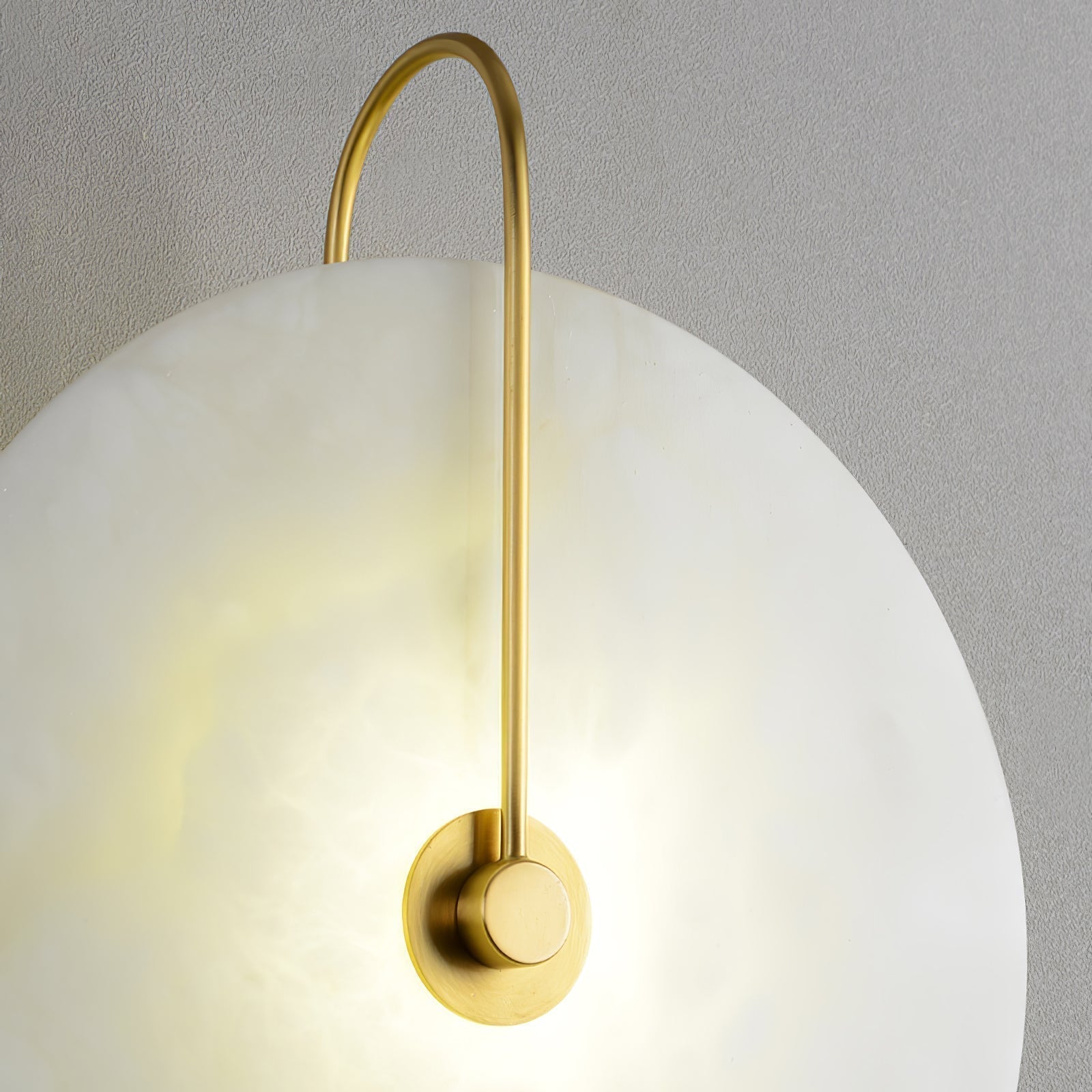 LumiStone - LED Vägglampa med Tidlös Alabaster Elegans