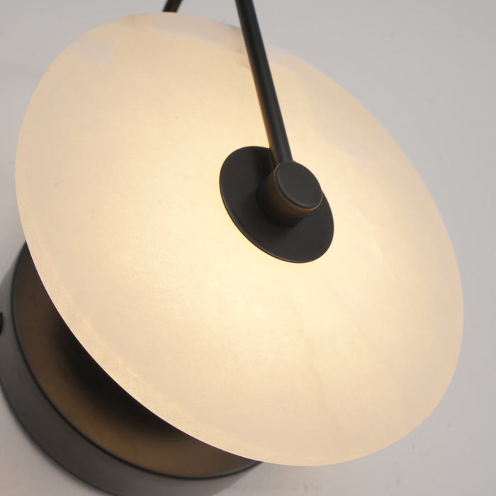 Lugnande LED Vägglampa i Alabaster