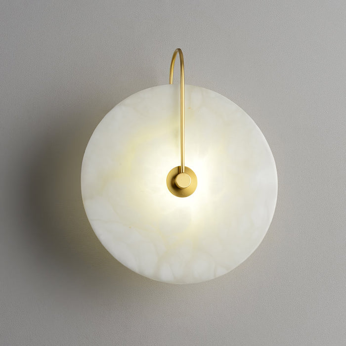 Lugnande LED Vägglampa i Alabaster