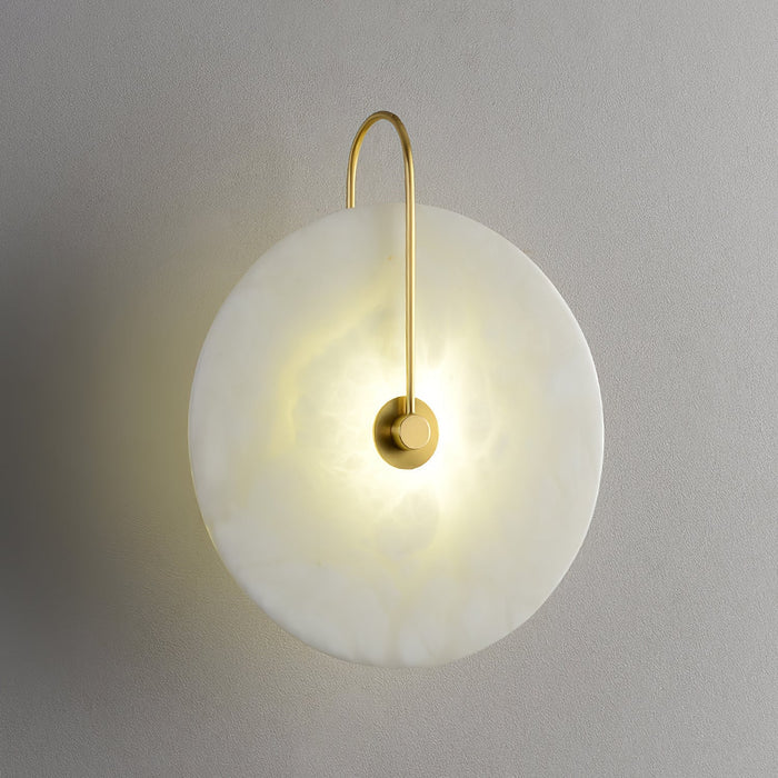 Lugnande LED Vägglampa i Alabaster
