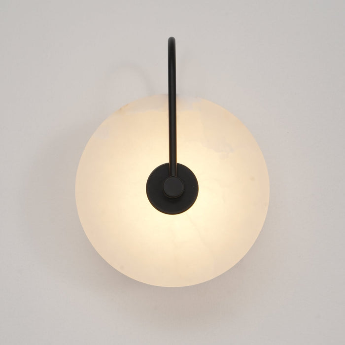 Lugnande LED Vägglampa i Alabaster