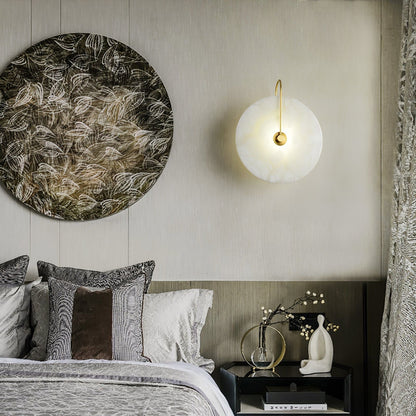 LuxeStone Light - Modern sten LED-vägglampa