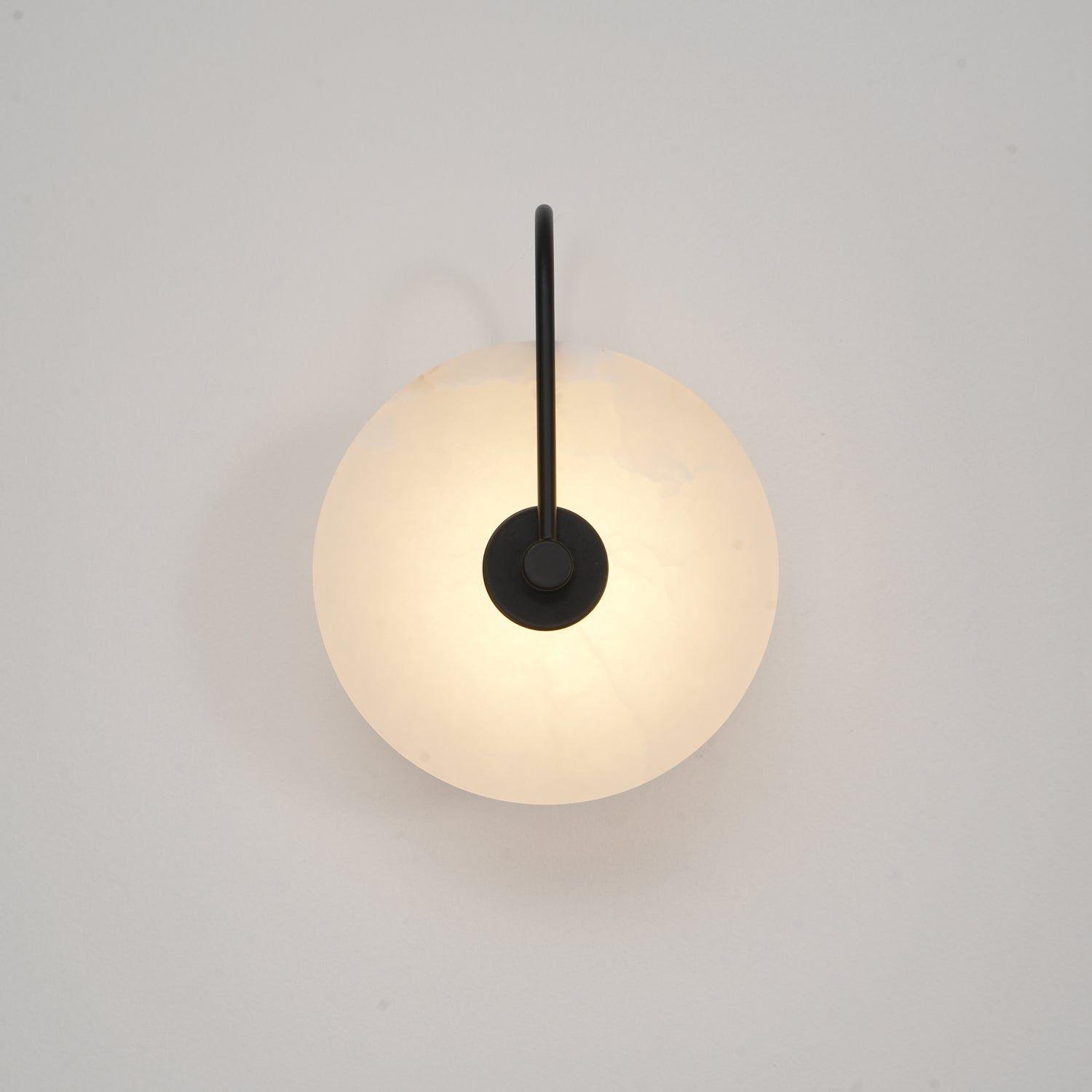 LuxeStone Light - Modern sten LED-vägglampa