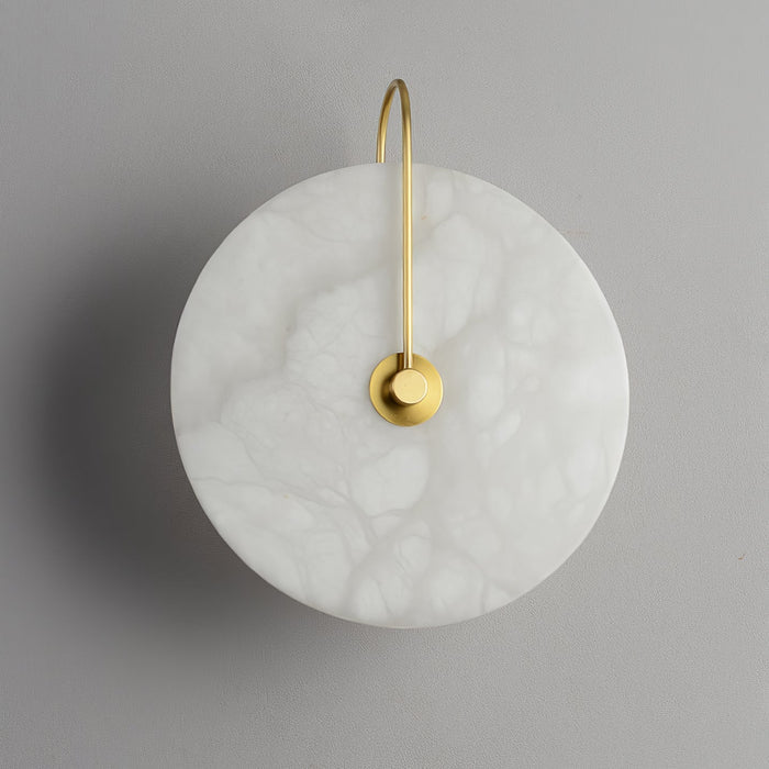 Lugnande LED Vägglampa i Alabaster