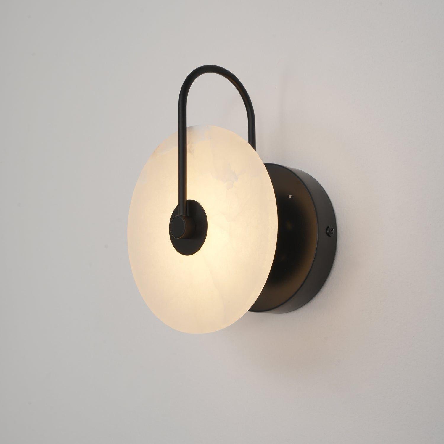 LuxeStone Light - Modern sten LED-vägglampa