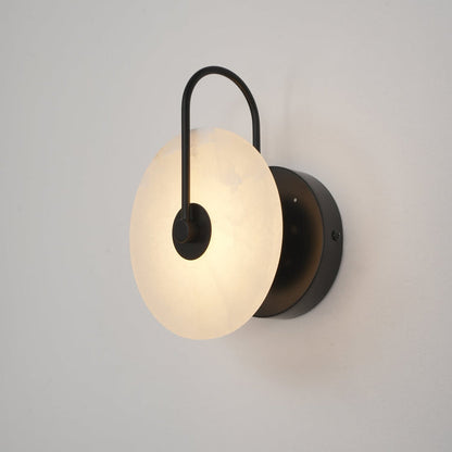 Lugnande LED Vägglampa i Alabaster