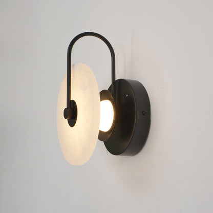LumiStone - LED Vägglampa med Tidlös Alabaster Elegans