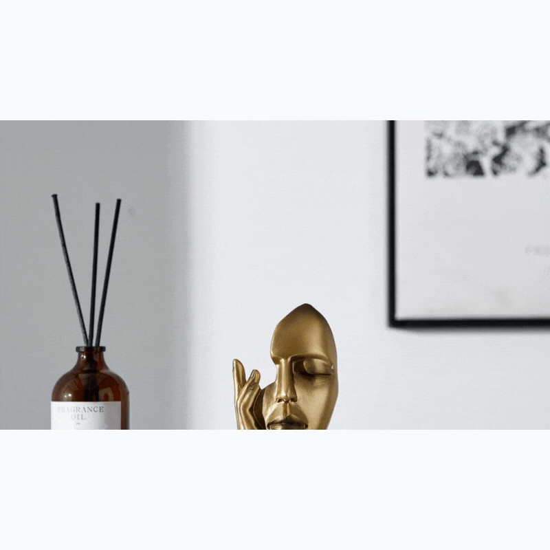 Alega - Abstrakt Staty Ornament för Hemmet