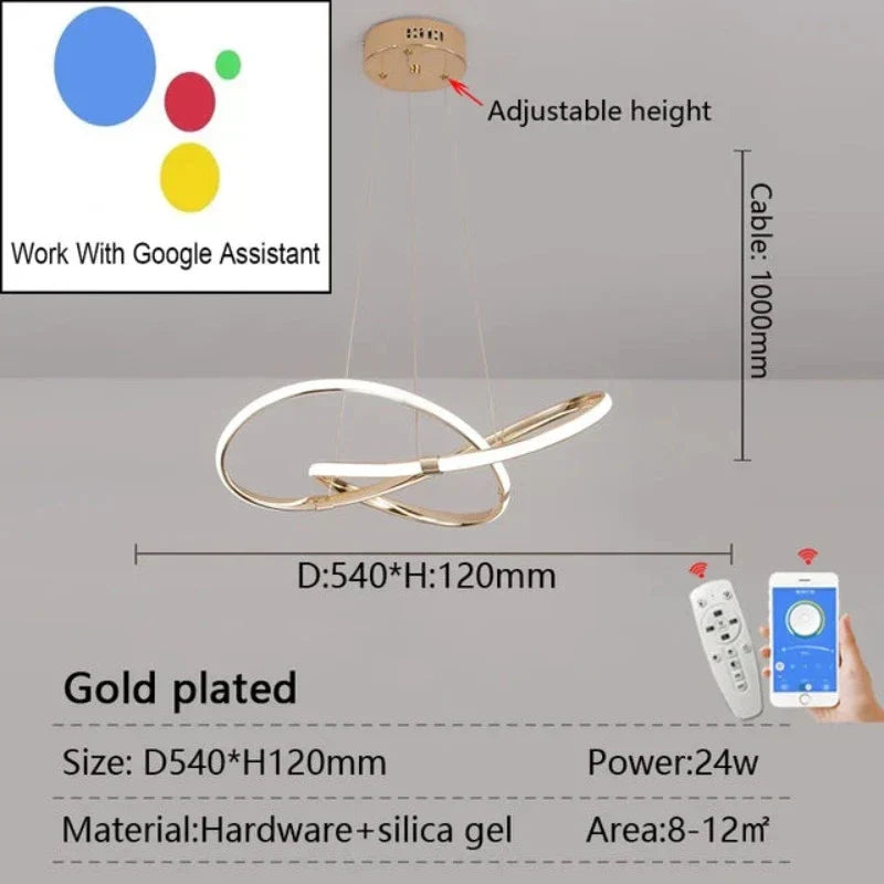 LightMaster - Slim LED Taklampa Uppsättning