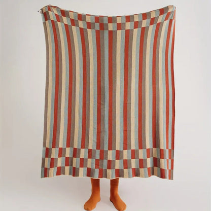 Nordica Randig Andningsbar Bomullsfilt