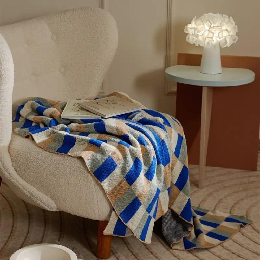 Nordica Randig Andningsbar Bomullsfilt