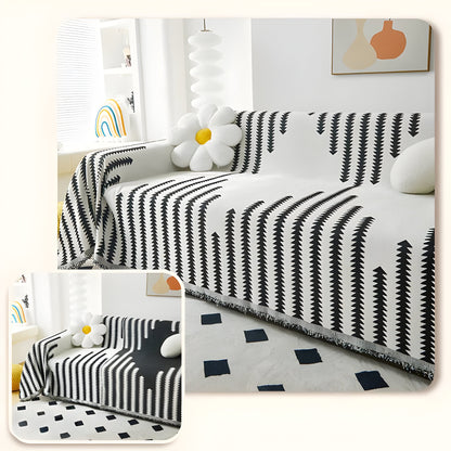 HomeHaven Cover - Dubbelsidig Chenille-tyg-sofföverdrag