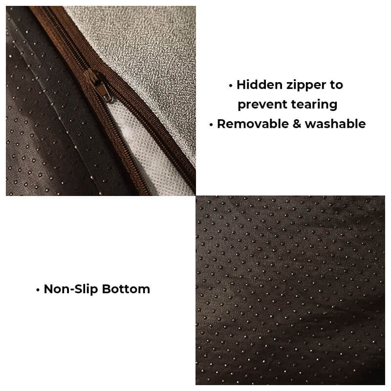 Ultra-komfortabel ortopedisk hundsäng med teryleneklädsel