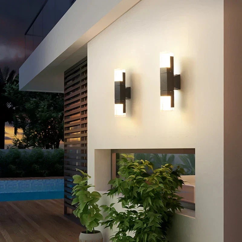 BrightLine - Aluminium-Acryll Minimalistisk LED-Vägglampa