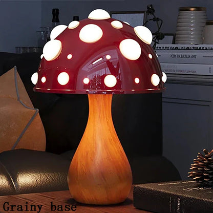 GlowMush - Retro LED Bordslampa i Svampdesign