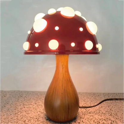 GlowMush - Retro LED Bordslampa i Svampdesign