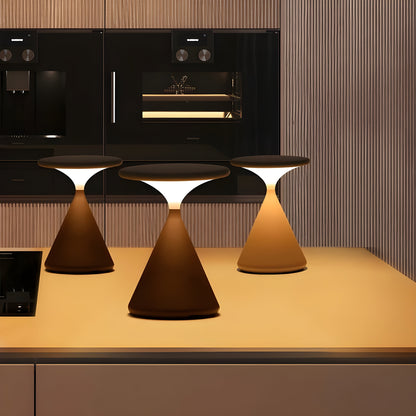 CalmGlow Lampa - Rund Touch-Dimm-Bordlampa