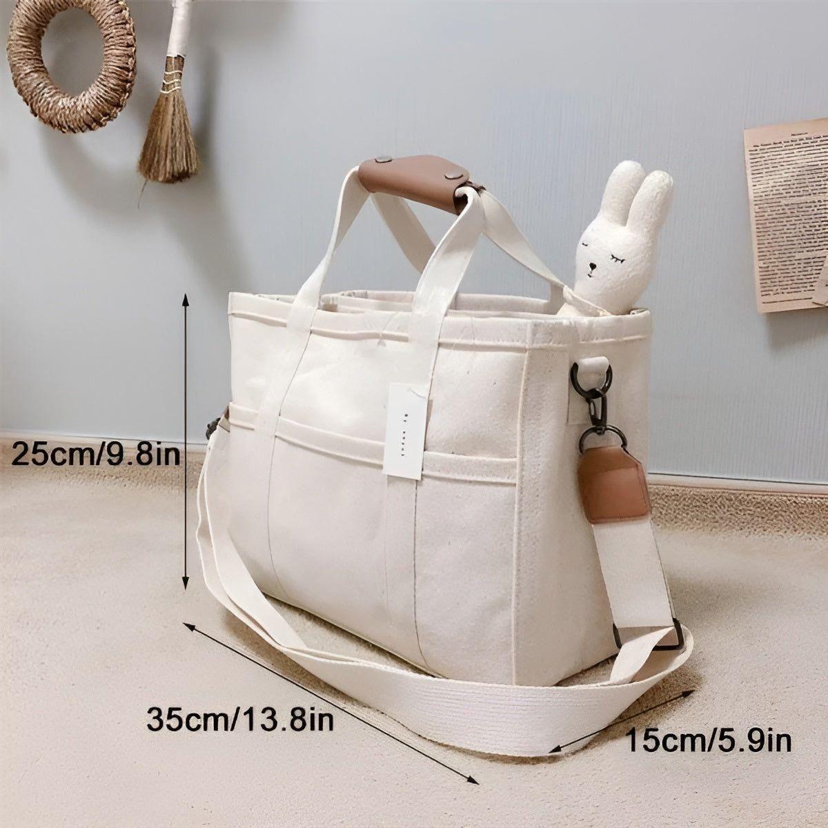 Tavolaé Canvas Tote Bag | Mångsidig &amp; Robust | Lätt &amp; Rymlig | I Beige eller Svart