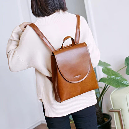Anniene Bag - Modetrend Lyx Läder Laptop-Ryggsäck för Damer