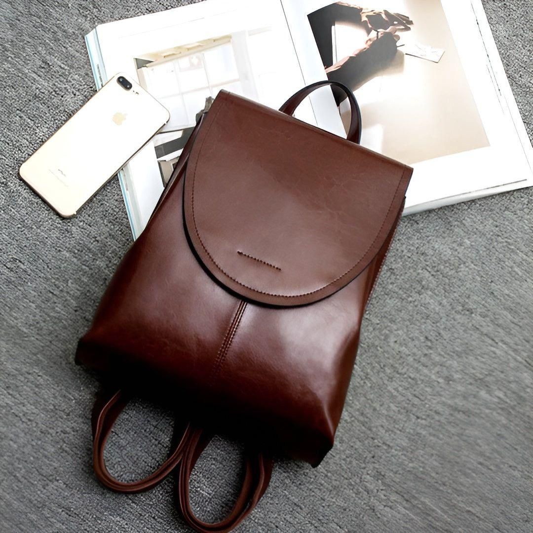 Anniene Bag - Modetrend Lyx Läder Laptop-Ryggsäck för Damer
