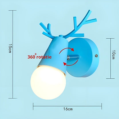 AntlerSpark Light - Nordisk Macaron Horn LED Vägglampa