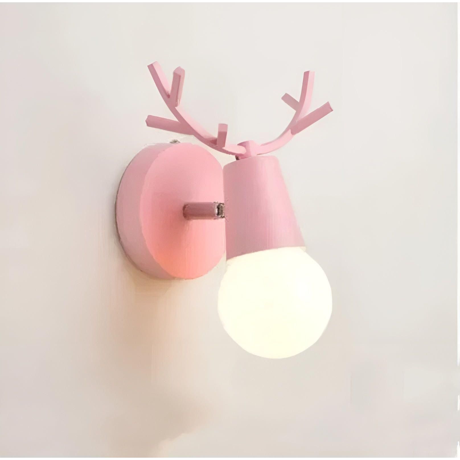 AntlerSpark Light - Nordisk Macaron Horn LED Vägglampa