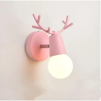AntlerSpark Light - Nordisk Macaron Horn LED Vägglampa