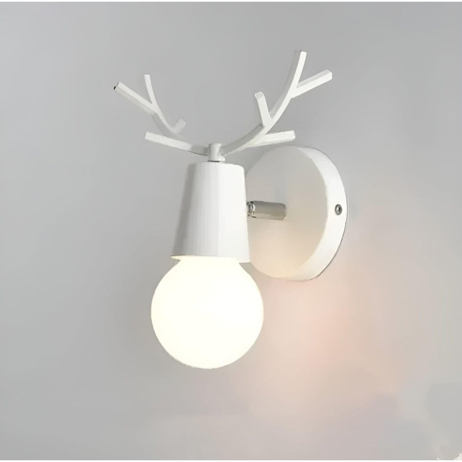 AntlerSpark Light - Nordisk Macaron Horn LED Vägglampa