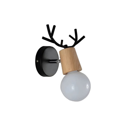 AntlerSpark Light - Nordisk Macaron Horn LED Vägglampa