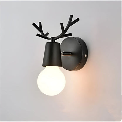 AntlerSpark Light - Nordisk Macaron Horn LED Vägglampa