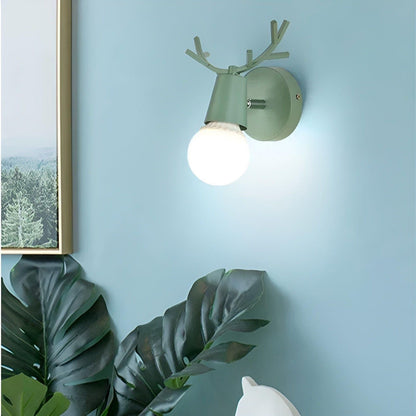 AntlerSpark Light - Nordisk Macaron Horn LED Vägglampa