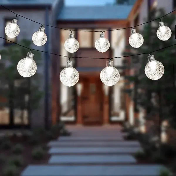GlitterLuxe - Vattentäta solcell LED-ljusslingor