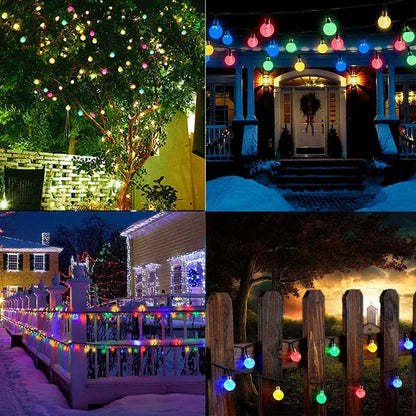 GlitterLuxe - Vattentäta solcell LED-ljusslingor